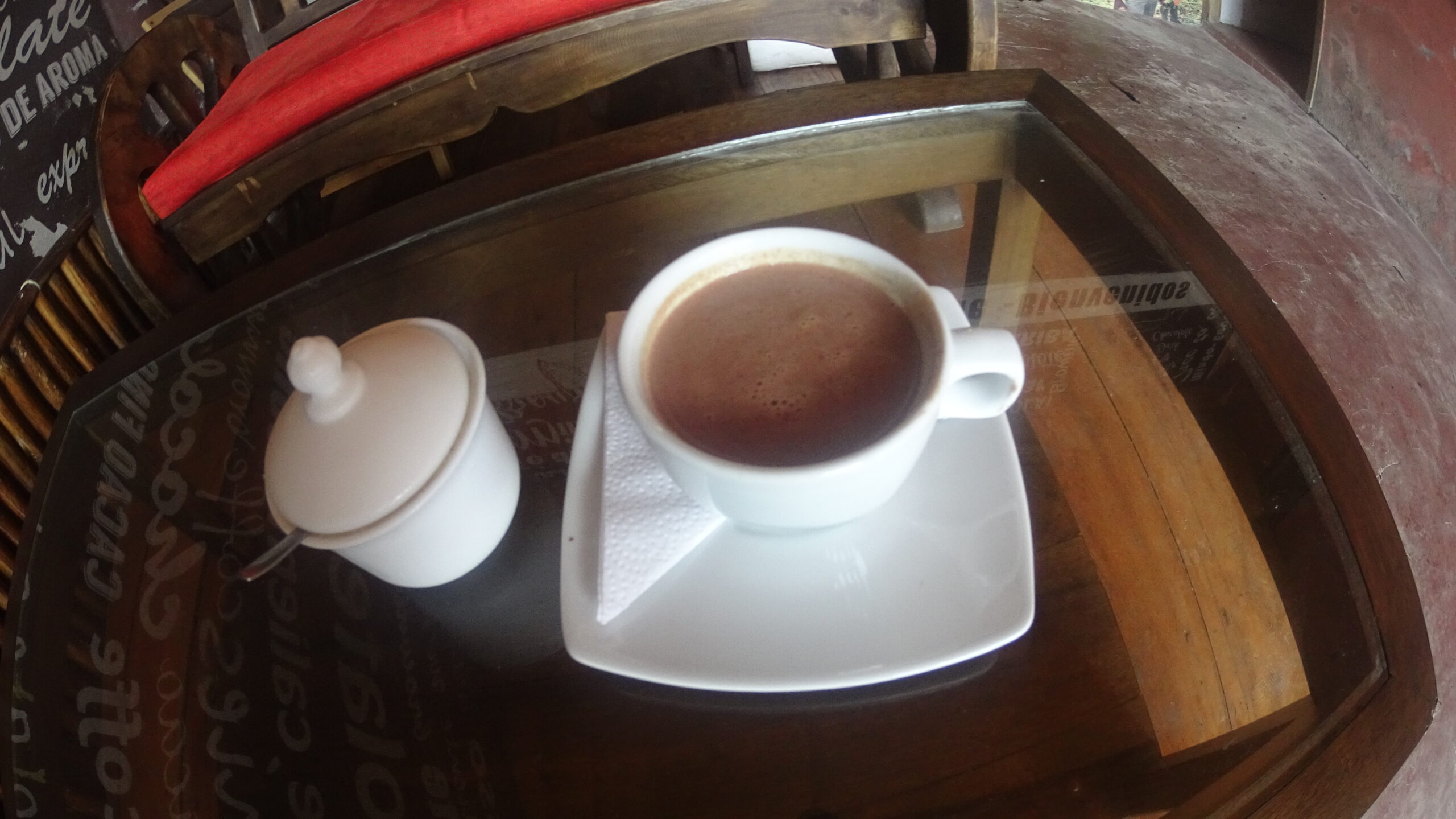 Chocolate factory in Mindo